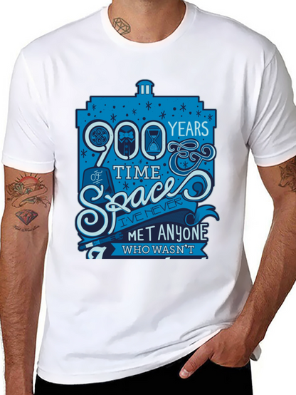Doctor Who 900 Years Time Space Graphic T-Shirt