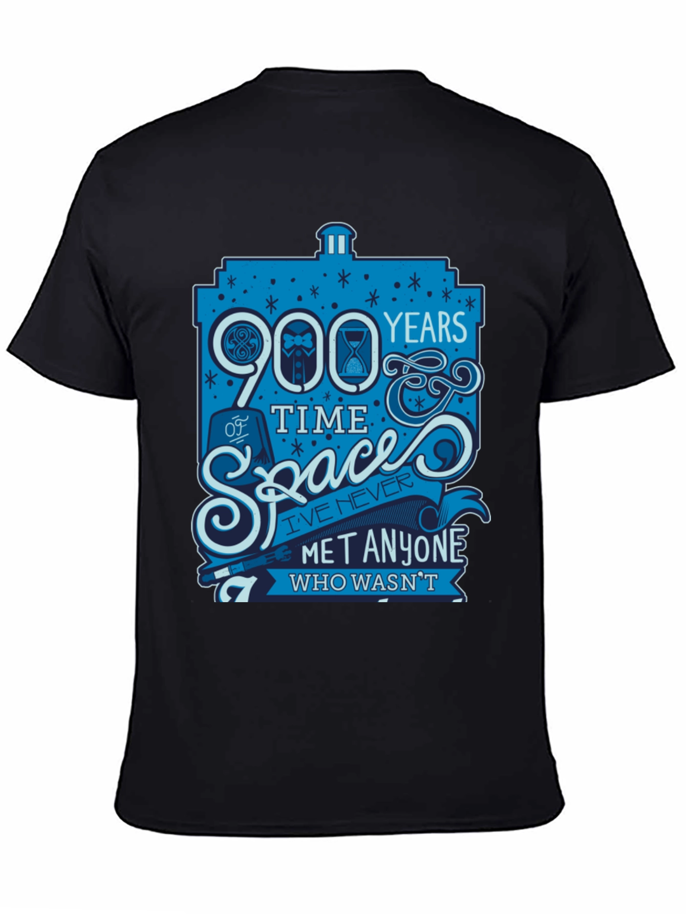Doctor Who 900 Years Time Space Graphic T-Shirt