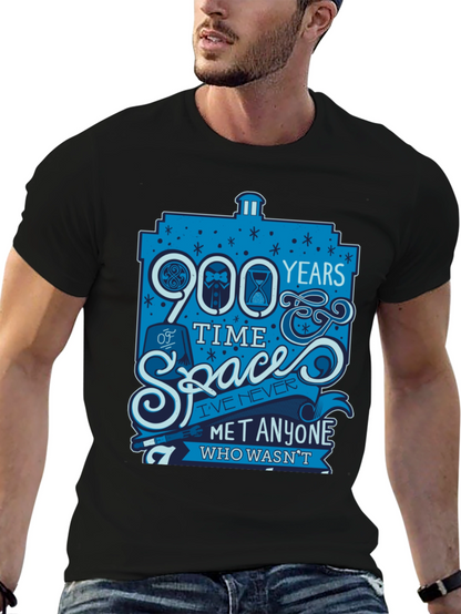 Doctor Who 900 Years Time Space Graphic T-Shirt