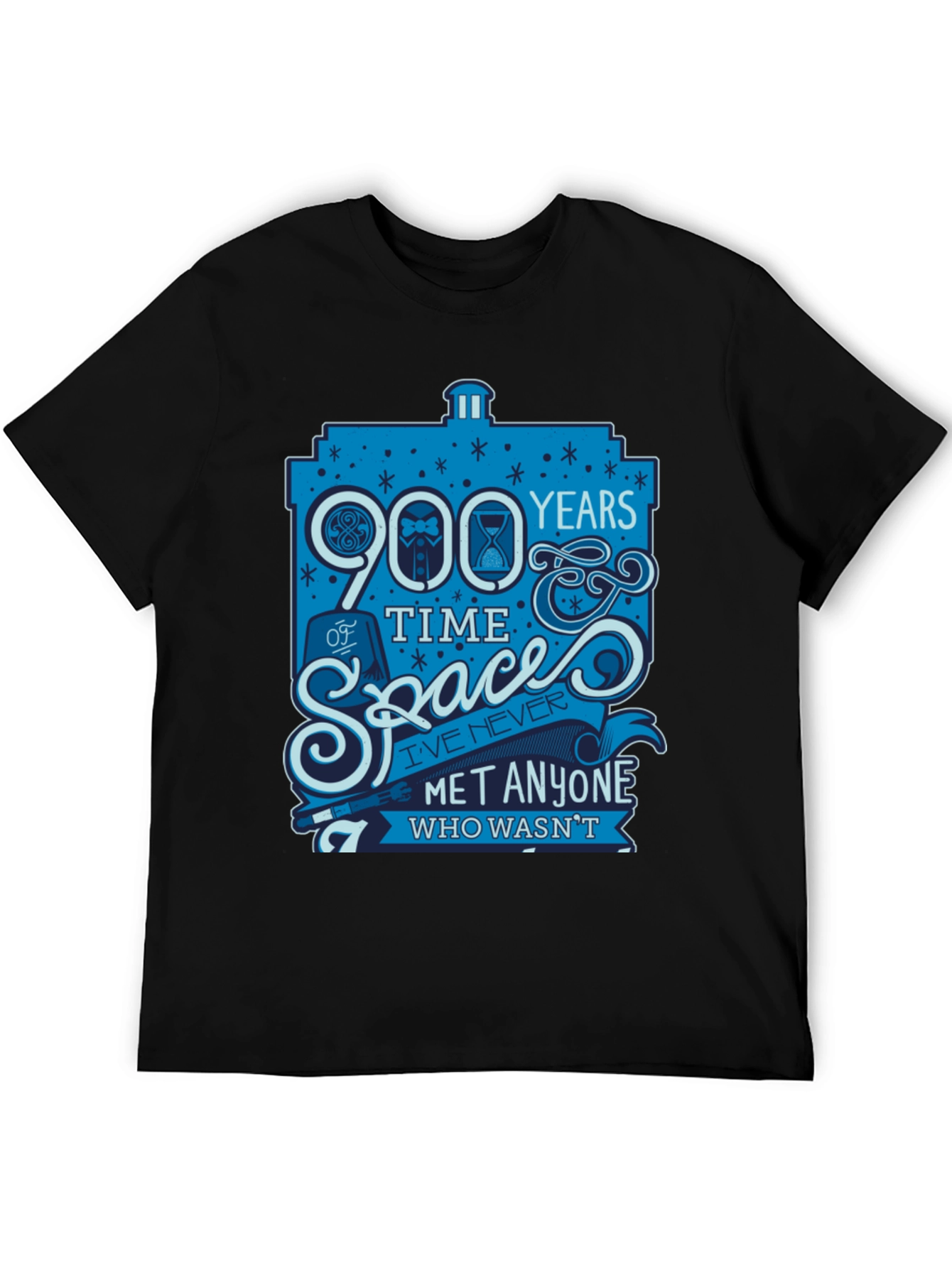 Doctor Who 900 Years Time Space Graphic T-Shirt