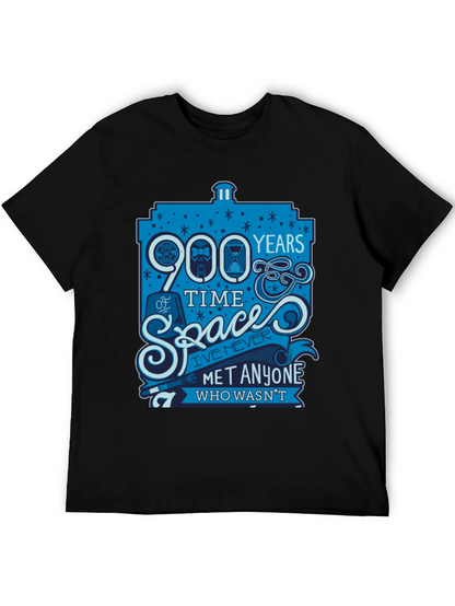 Doctor Who 900 Years Time Space Graphic T-Shirt