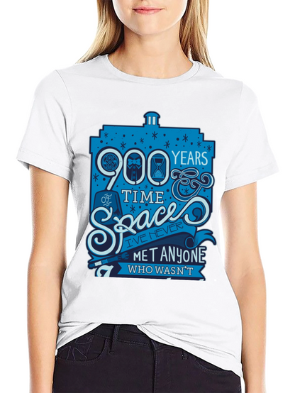 Doctor Who 900 Years Time Space Graphic T-Shirt