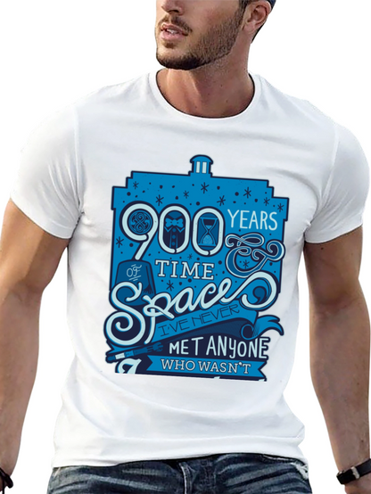Doctor Who 900 Years Time Space Graphic T-Shirt