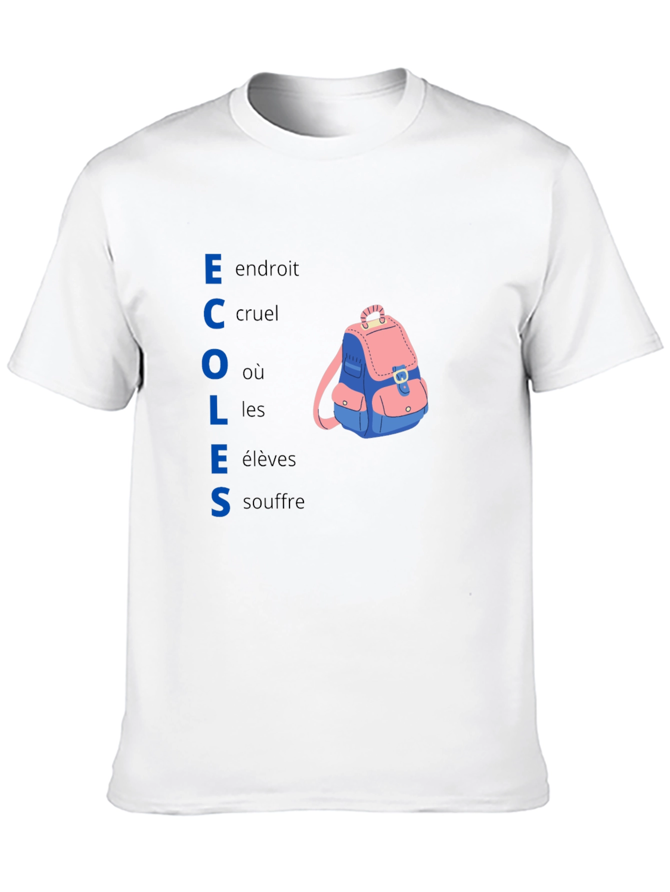 Schools Cruel Place Backpack T-Shirt