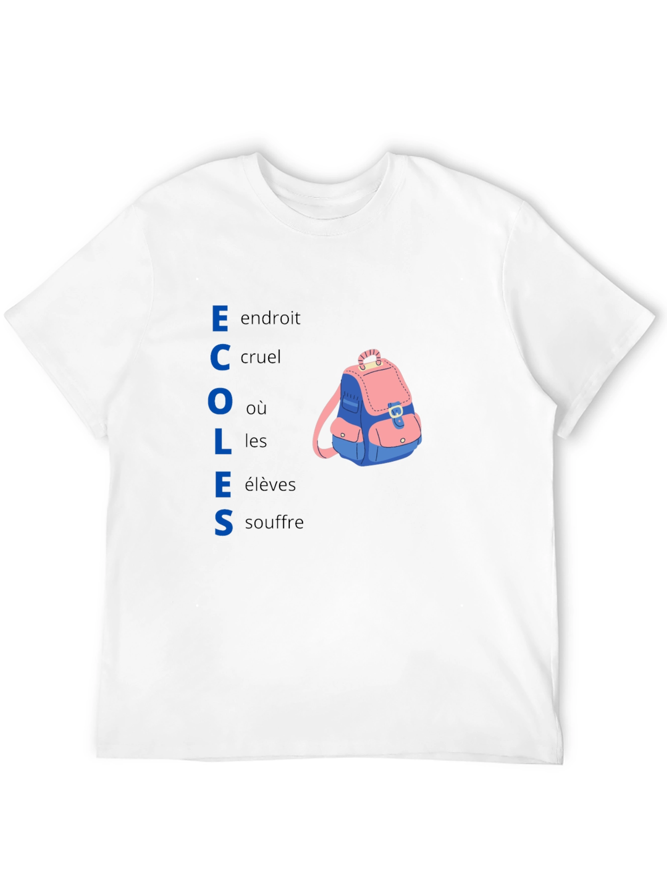 Schools Cruel Place Backpack T-Shirt