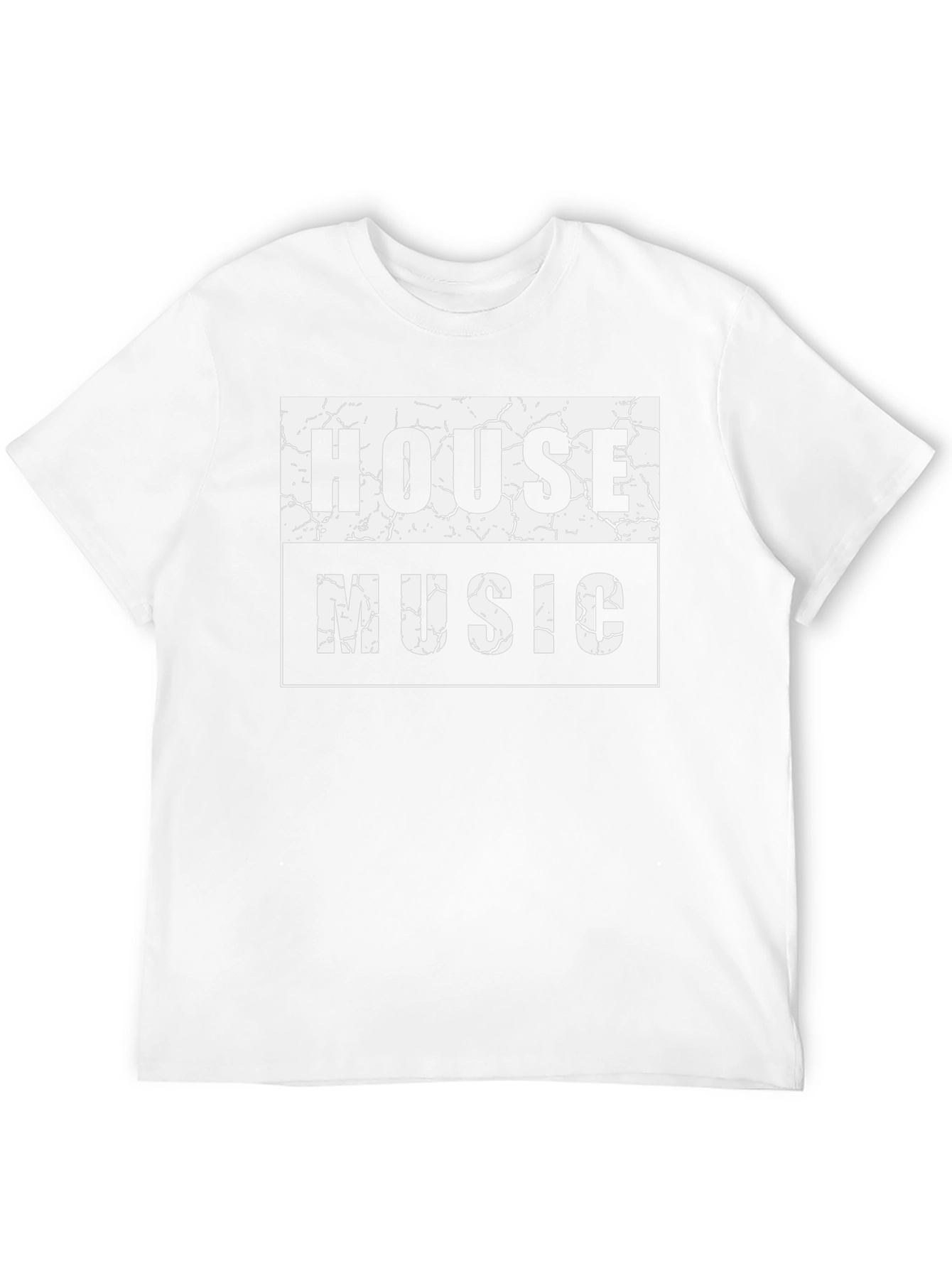 House Music Graphic T-Shirt - Black
