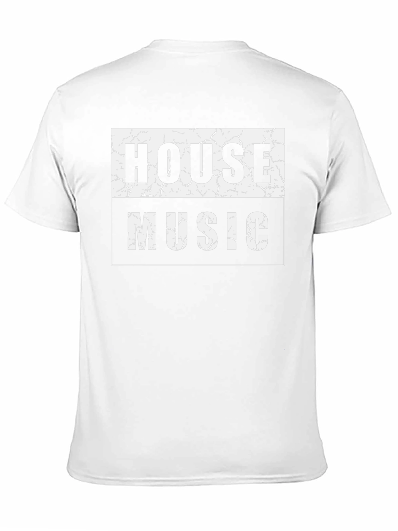 House Music Graphic T-Shirt - Black