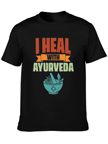 I Heal With Ayurveda Graphic Tee