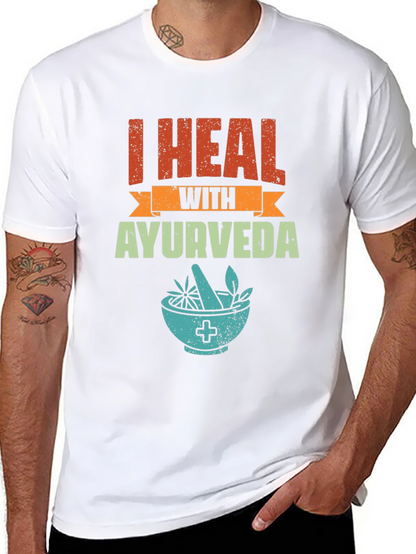 I Heal With Ayurveda Graphic Tee