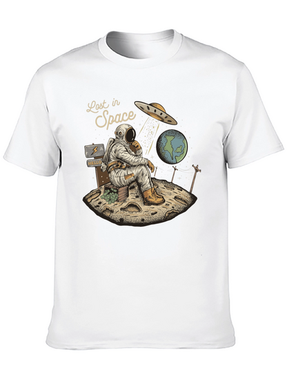 Lost in Space Graphic Tee - Relaxed Astronaut Design