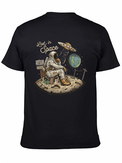 Lost in Space Graphic Tee - Relaxed Astronaut Design