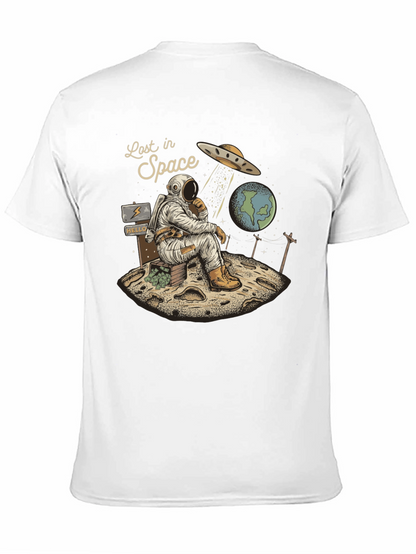 Lost in Space Graphic Tee - Relaxed Astronaut Design