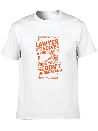 Lawyer T-Shirt - Solves Problems Tee