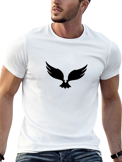 Raven Wings Graphic Black T-Shirt