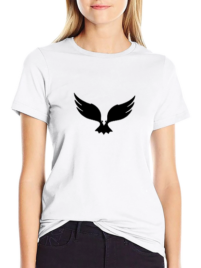 Raven Wings Graphic Black T-Shirt