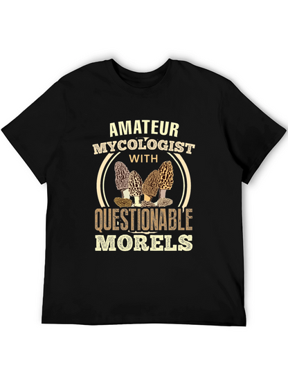 Amateur Mycologist Morel Mushroom T-Shirt