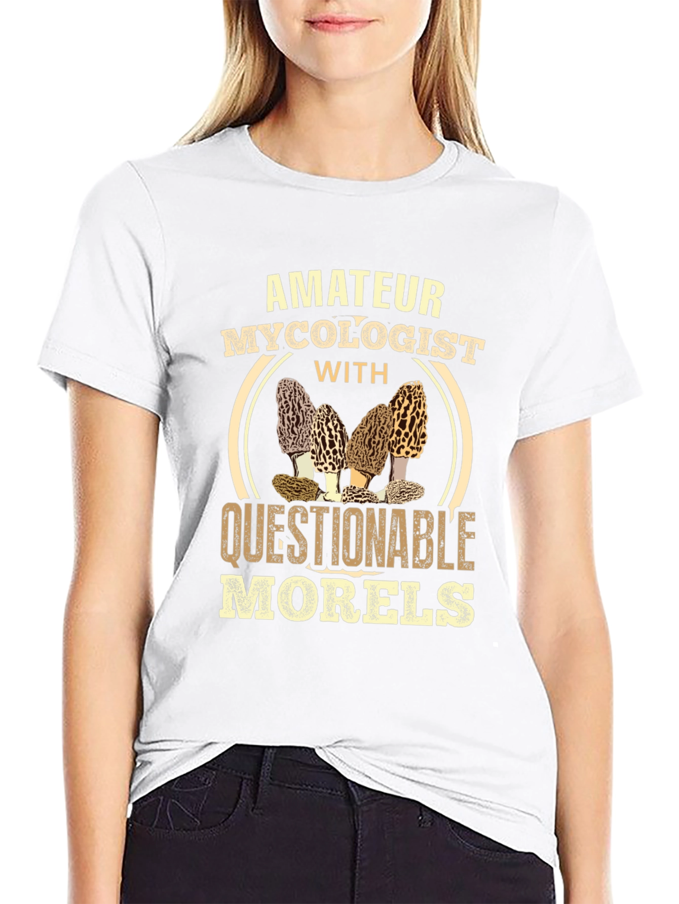 Amateur Mycologist Morel Mushroom T-Shirt