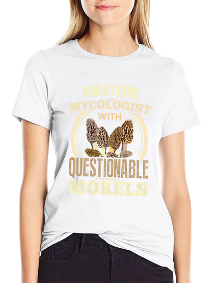 Amateur Mycologist Morel Mushroom T-Shirt