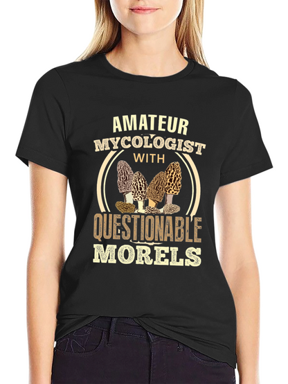 Amateur Mycologist Morel Mushroom T-Shirt
