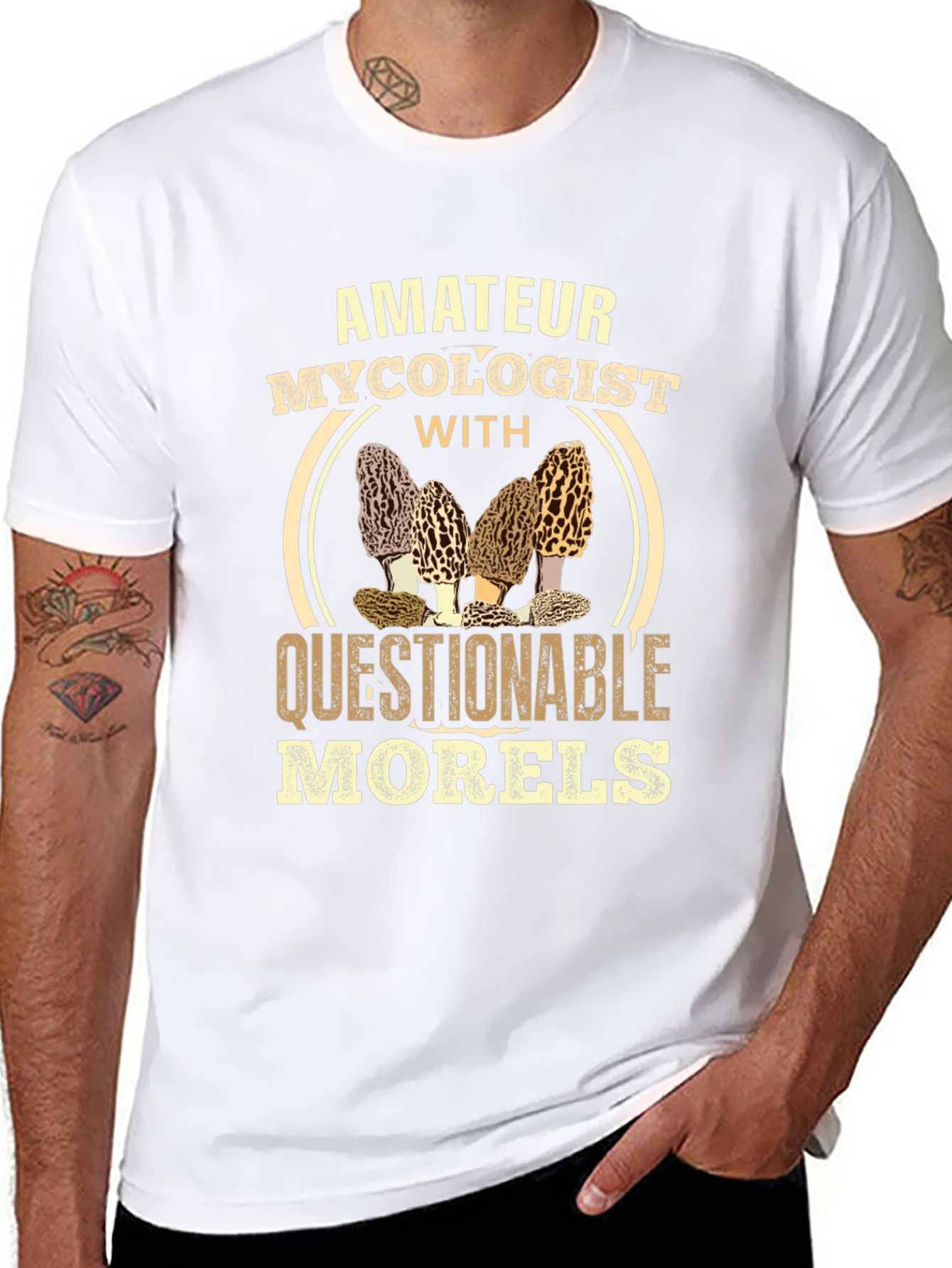 Amateur Mycologist Morel Mushroom T-Shirt