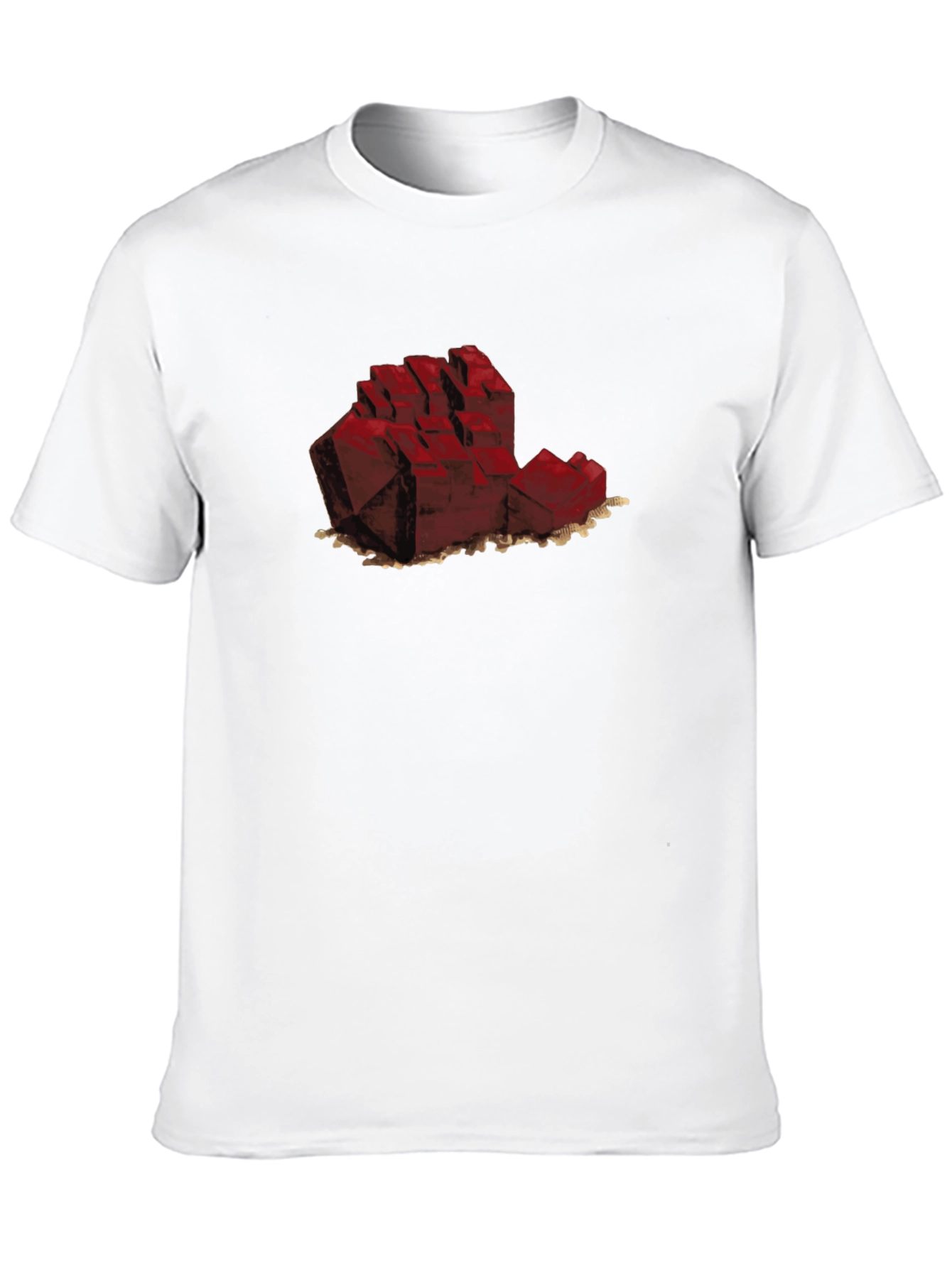Red Crystal Geometric Tee