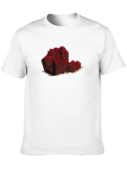 Red Crystal Geometric Tee