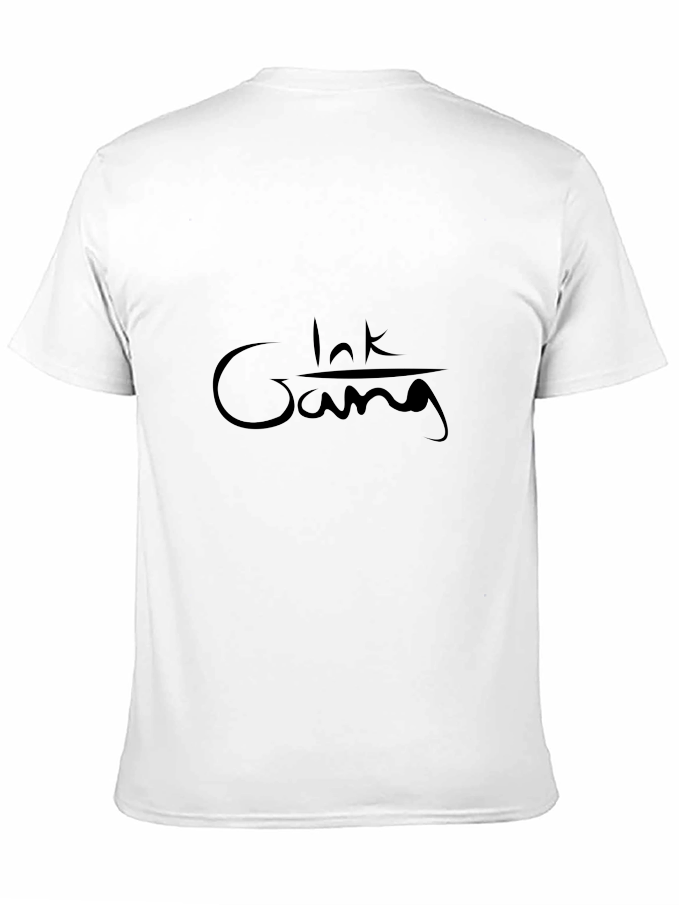 Ink Gang Graphic Print Black T-Shirt
