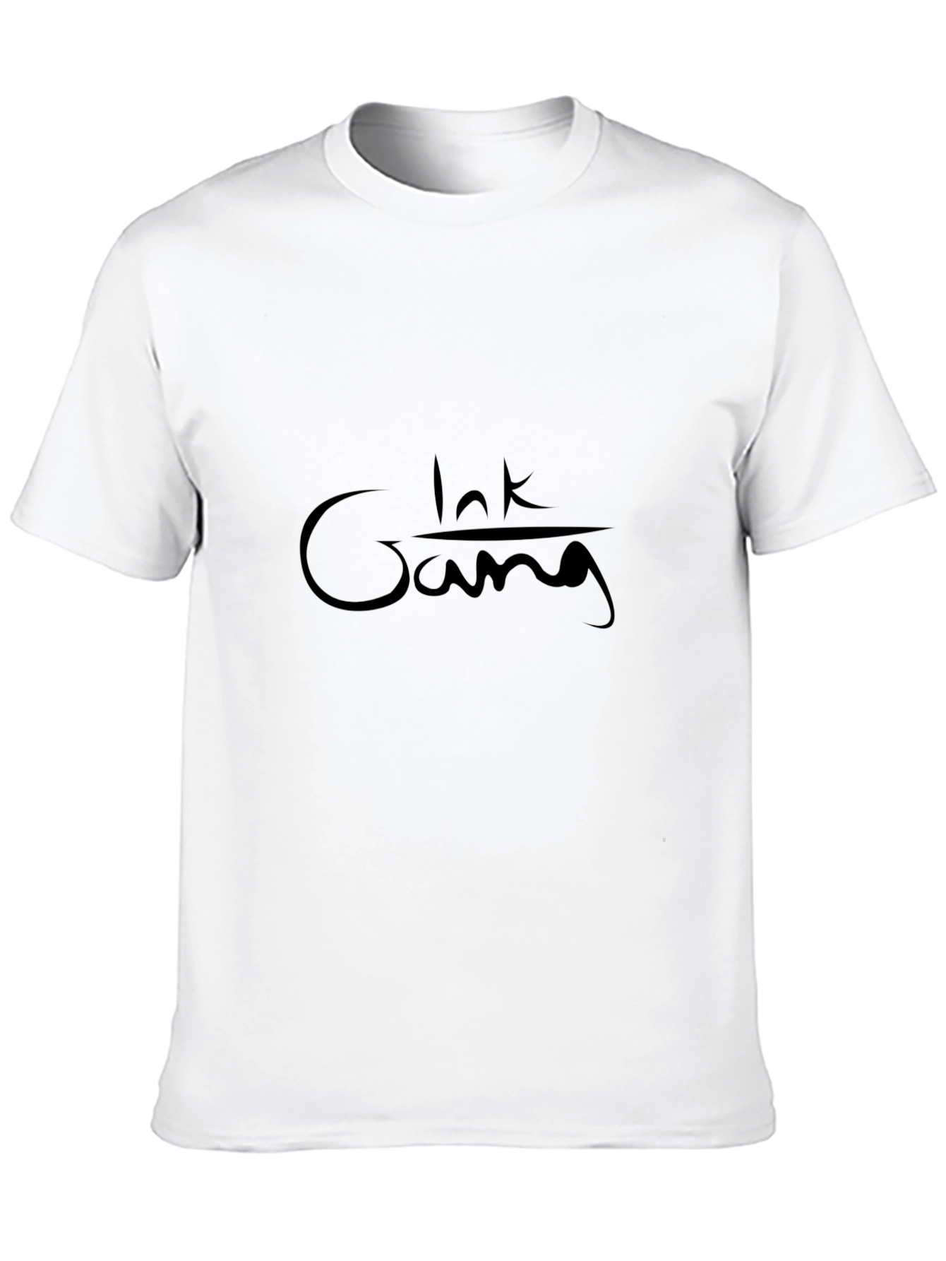 Ink Gang Graphic Print Black T-Shirt
