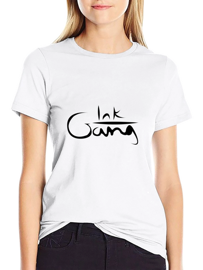 Ink Gang Graphic Print Black T-Shirt