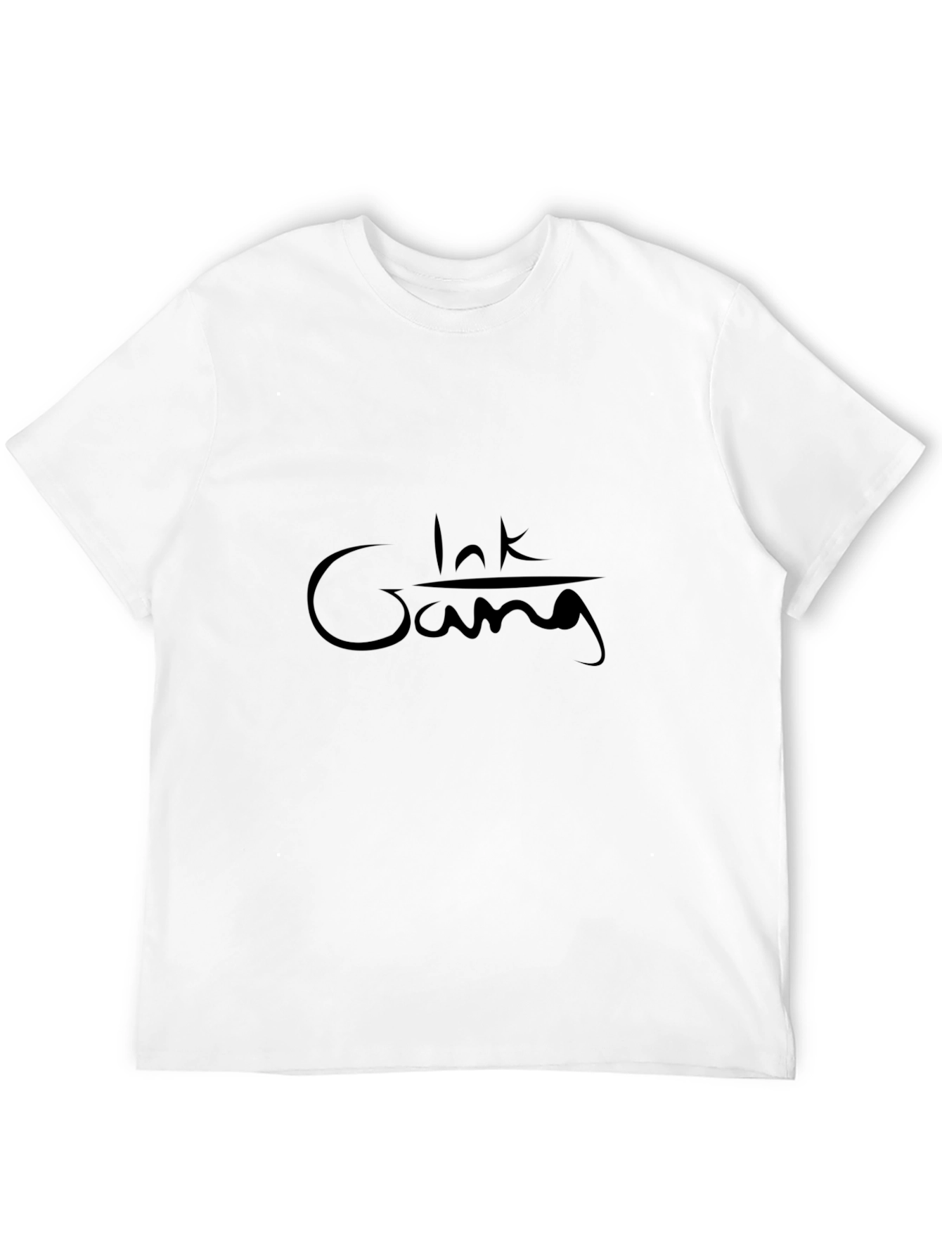 Ink Gang Graphic Print Black T-Shirt