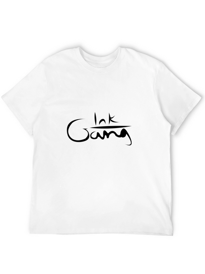 Ink Gang Graphic Print Black T-Shirt