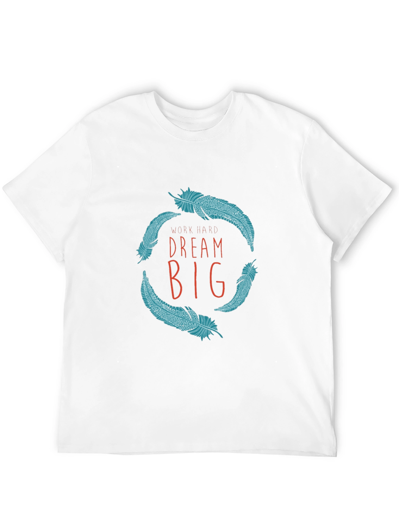 Dream Big Graphic Tee - Black Cotton T-Shirt