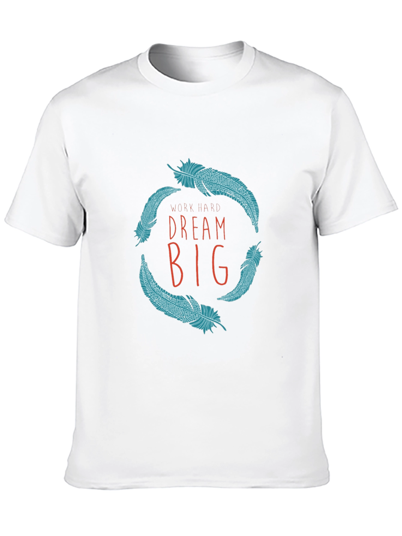 Dream Big Graphic Tee - Black Cotton T-Shirt