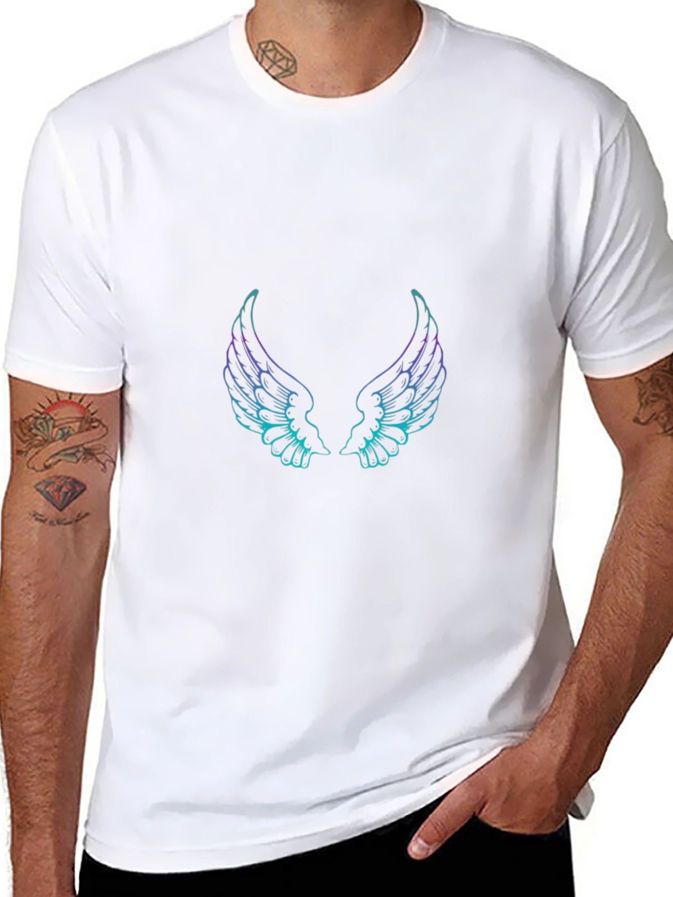 Neon Wings Graphic Tee