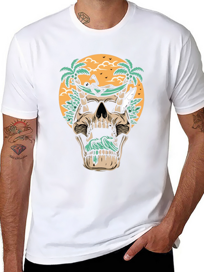 Skull Hammock T-Shirt - Beach Vibes