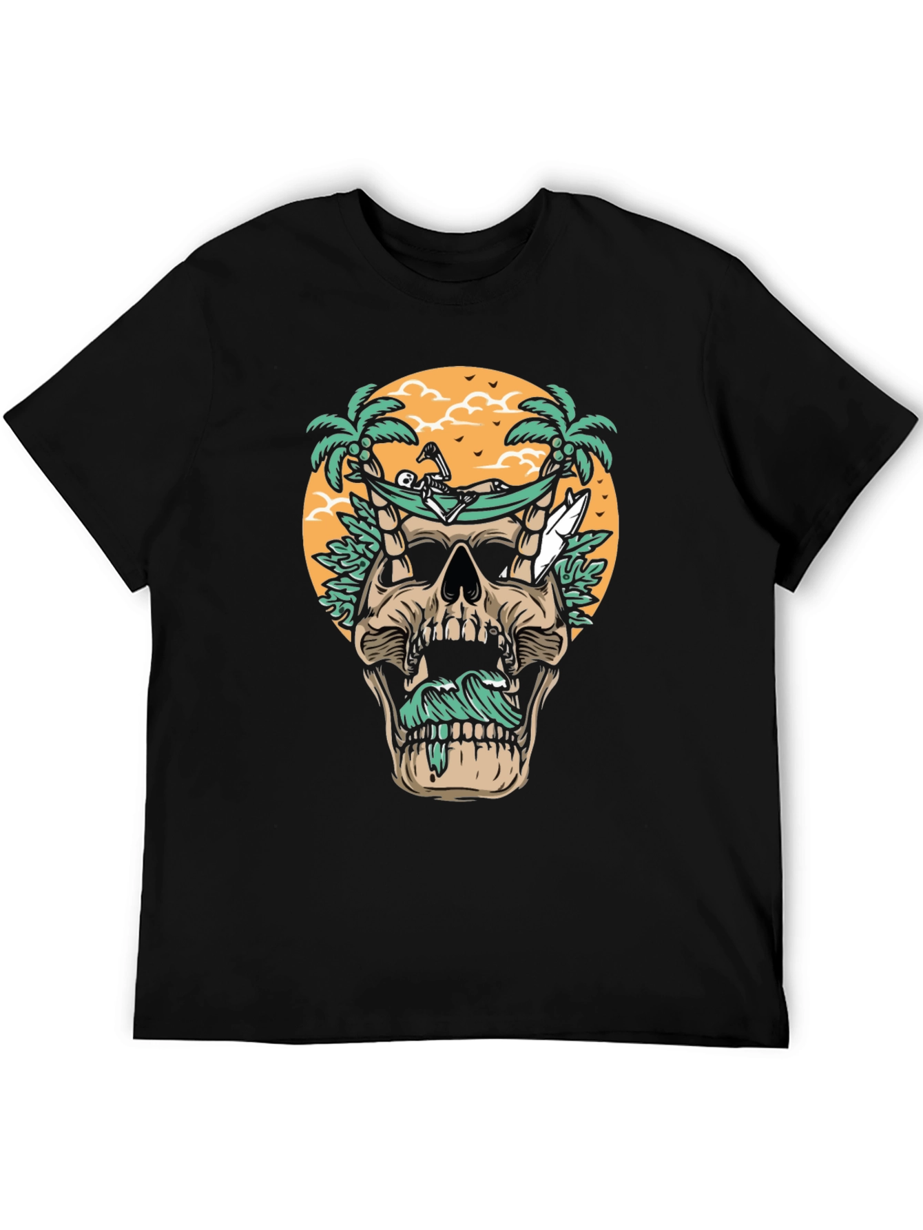 Skull Hammock T-Shirt - Beach Vibes
