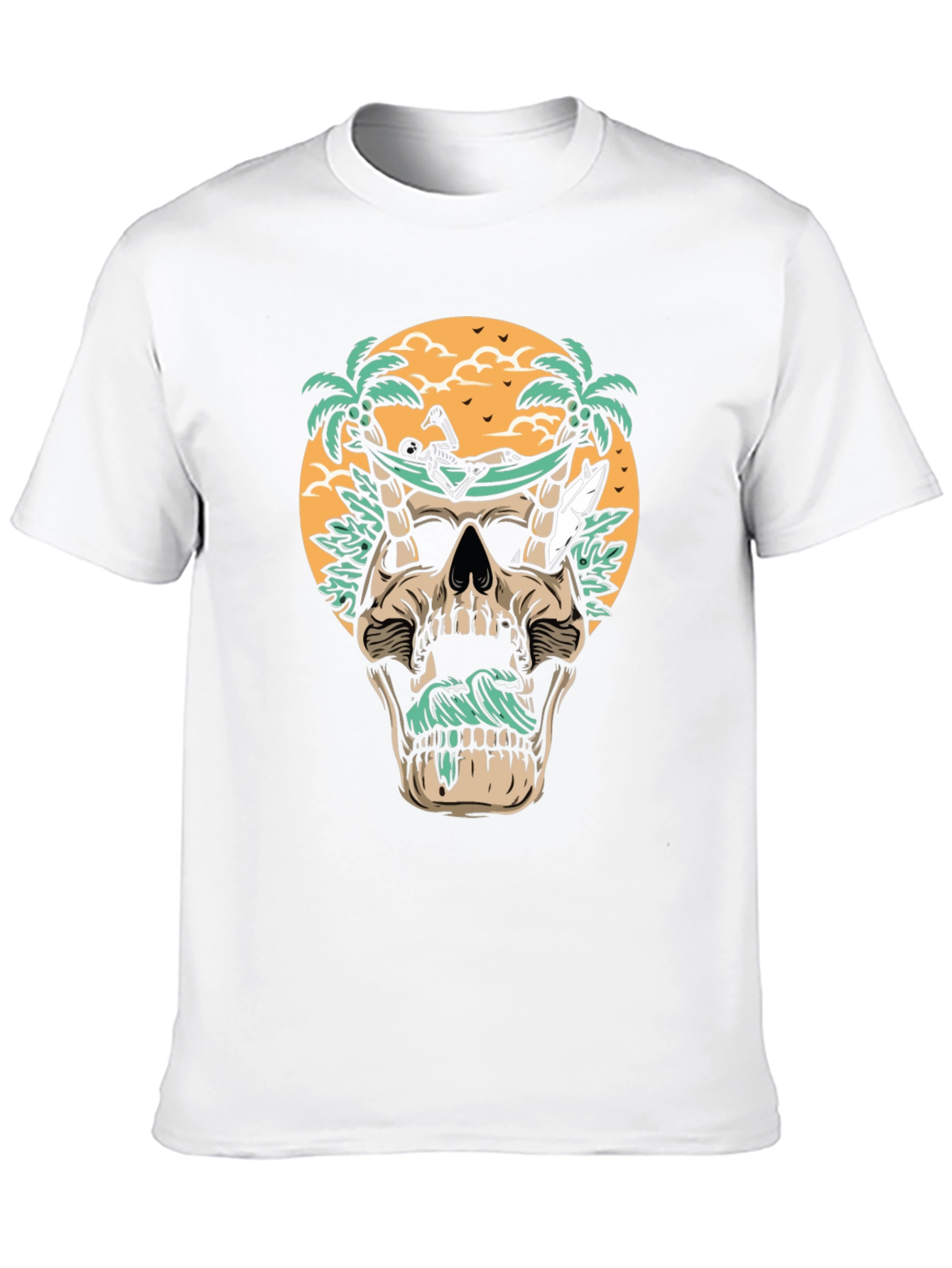 Skull Hammock T-Shirt - Beach Vibes