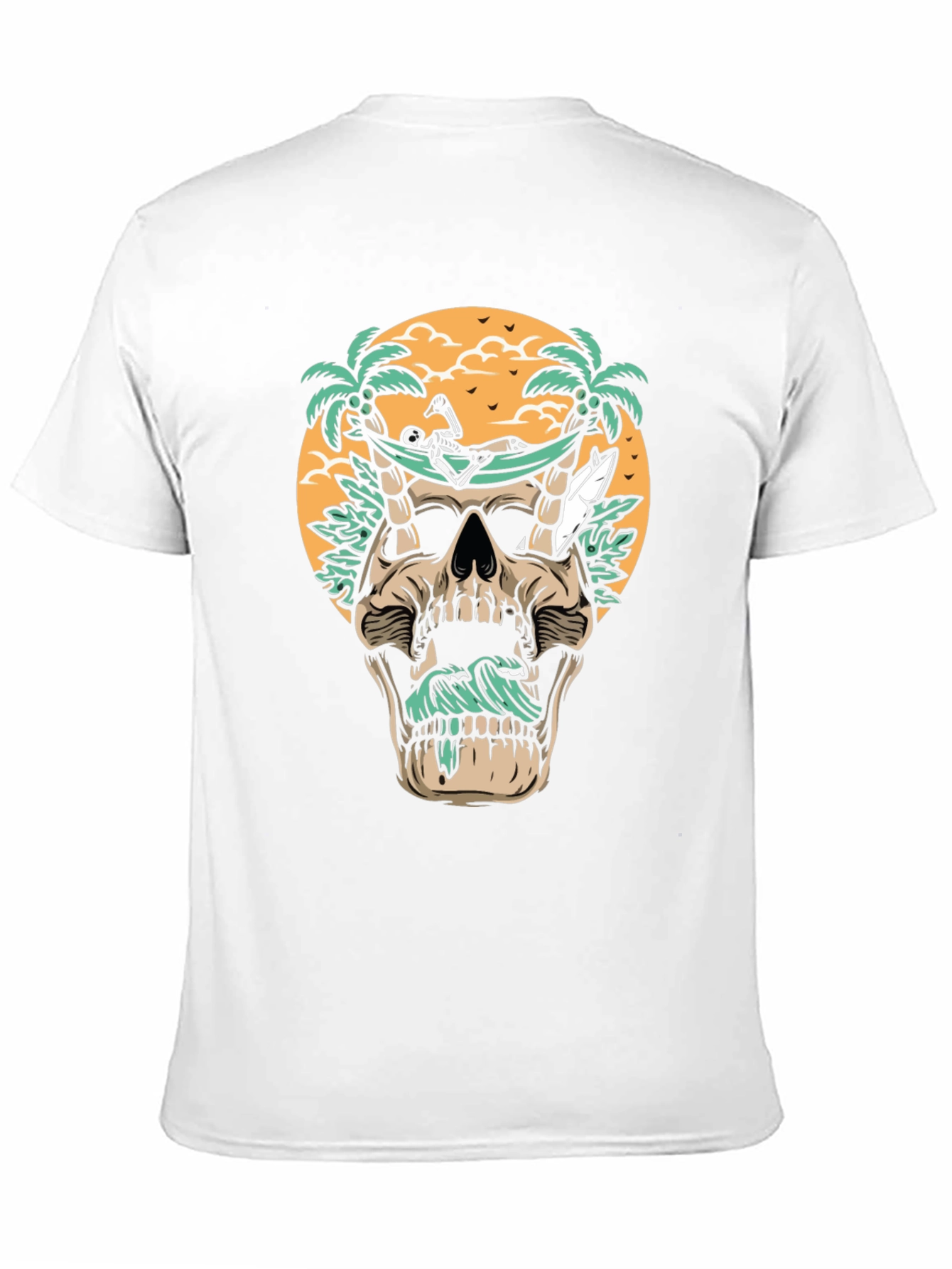 Skull Hammock T-Shirt - Beach Vibes