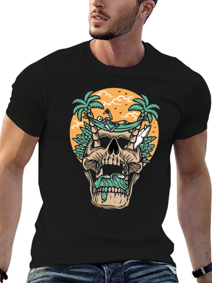 Skull Hammock T-Shirt - Beach Vibes