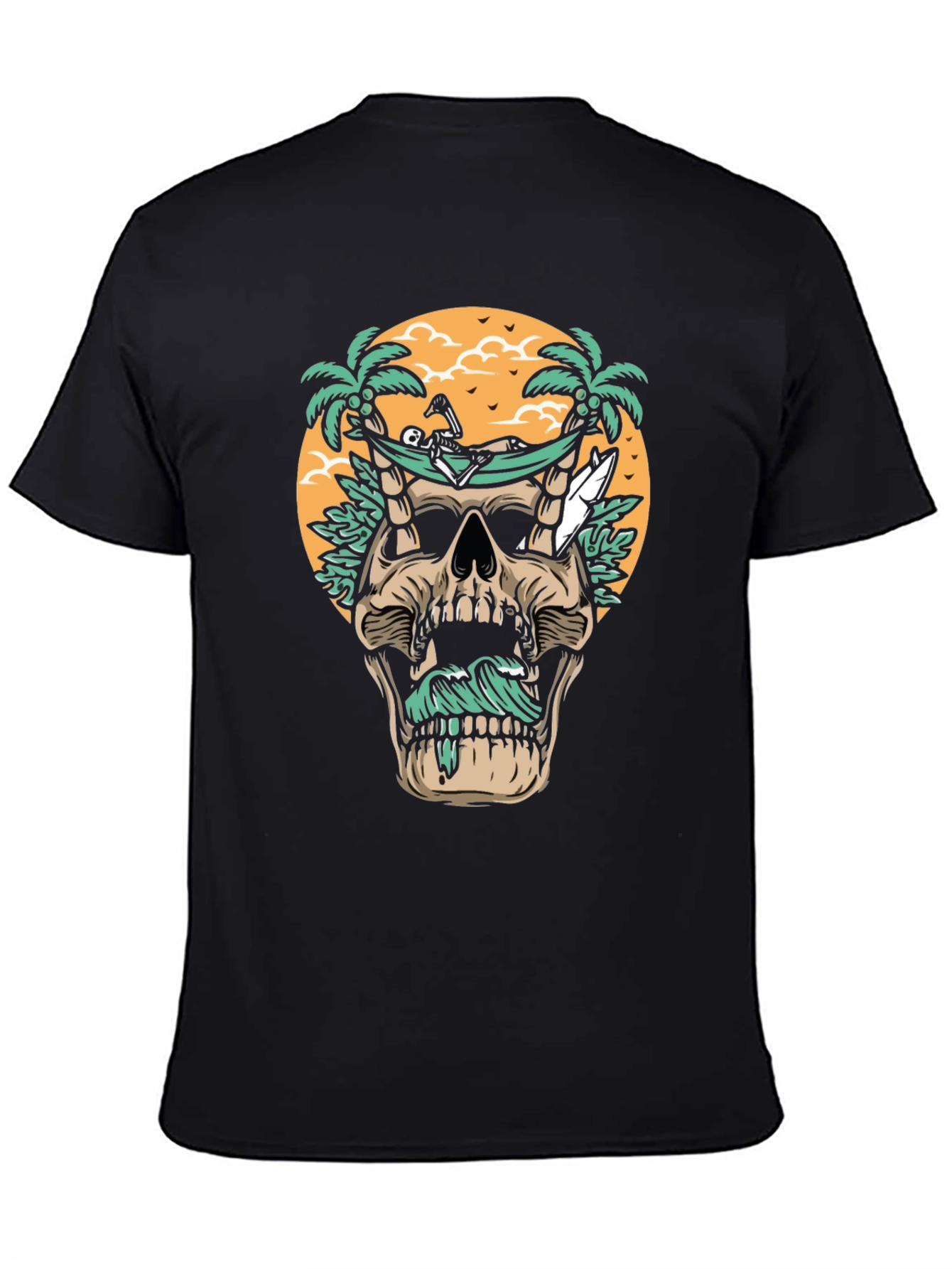 Skull Hammock T-Shirt - Beach Vibes