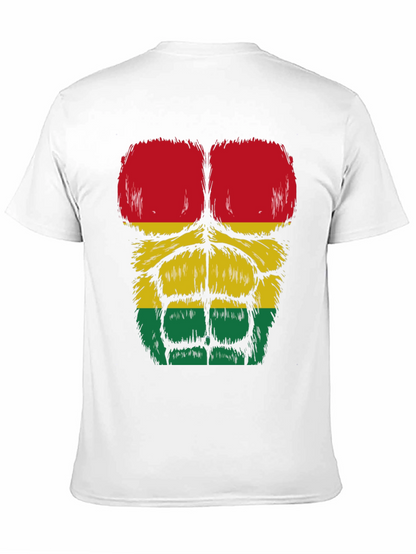 Rasta Gorilla Abs T-Shirt - Funny Graphic Tee
