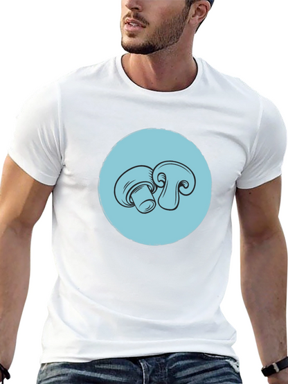 Mushroom Graphic Tee - Stylish Unisex T-Shirt