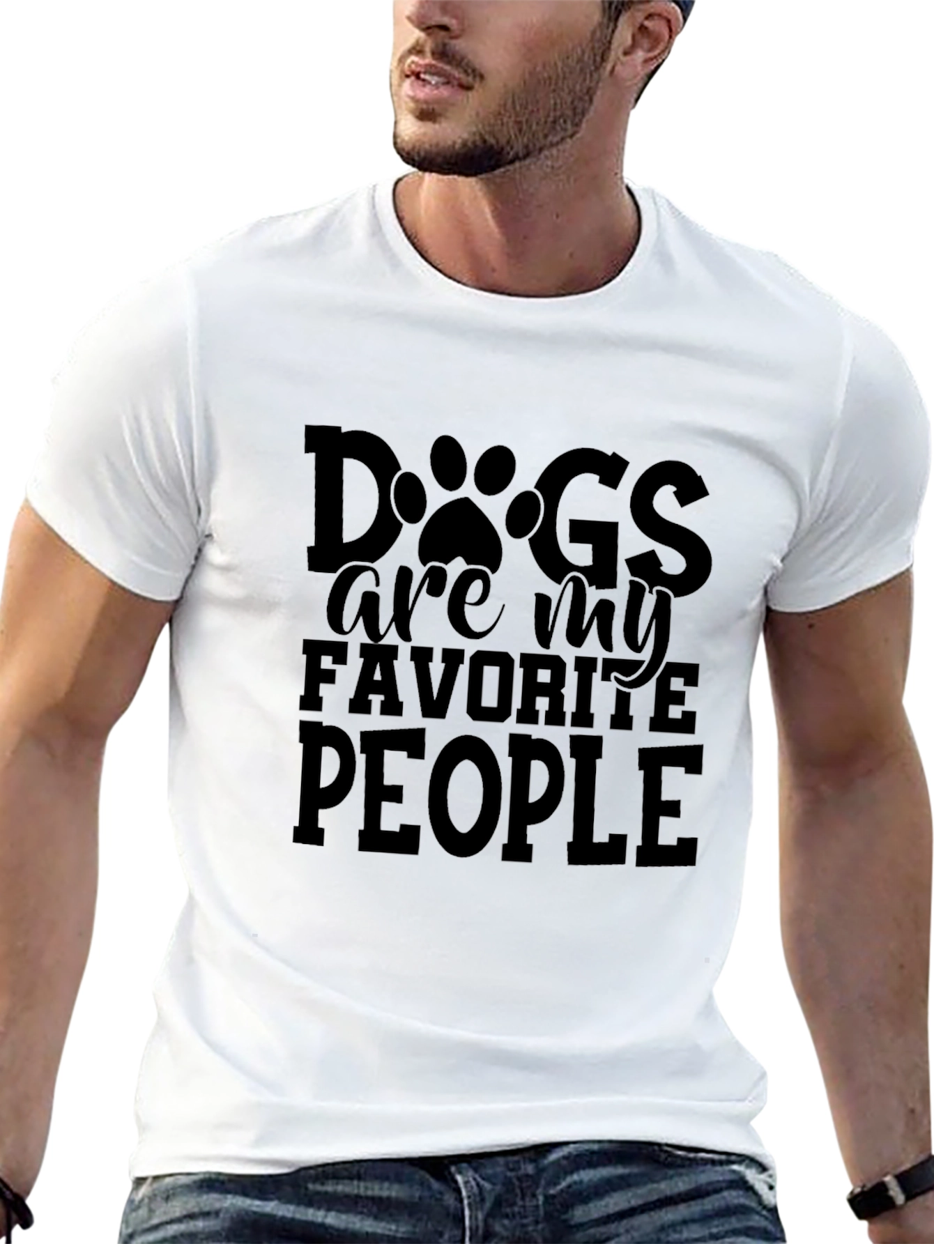 Dogs are my favorite people t-shirt