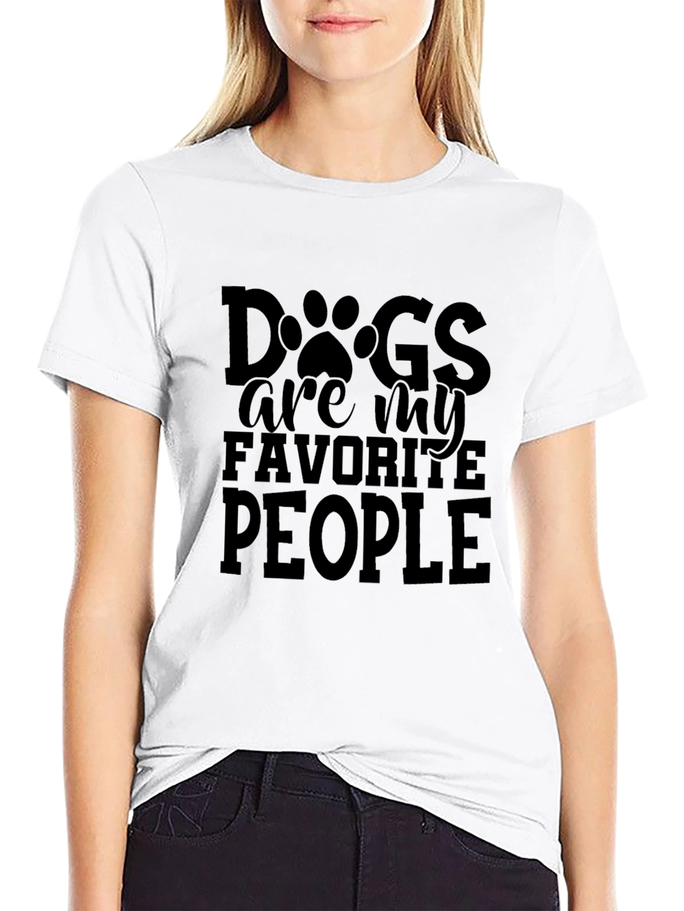 Dogs are my favorite people t-shirt