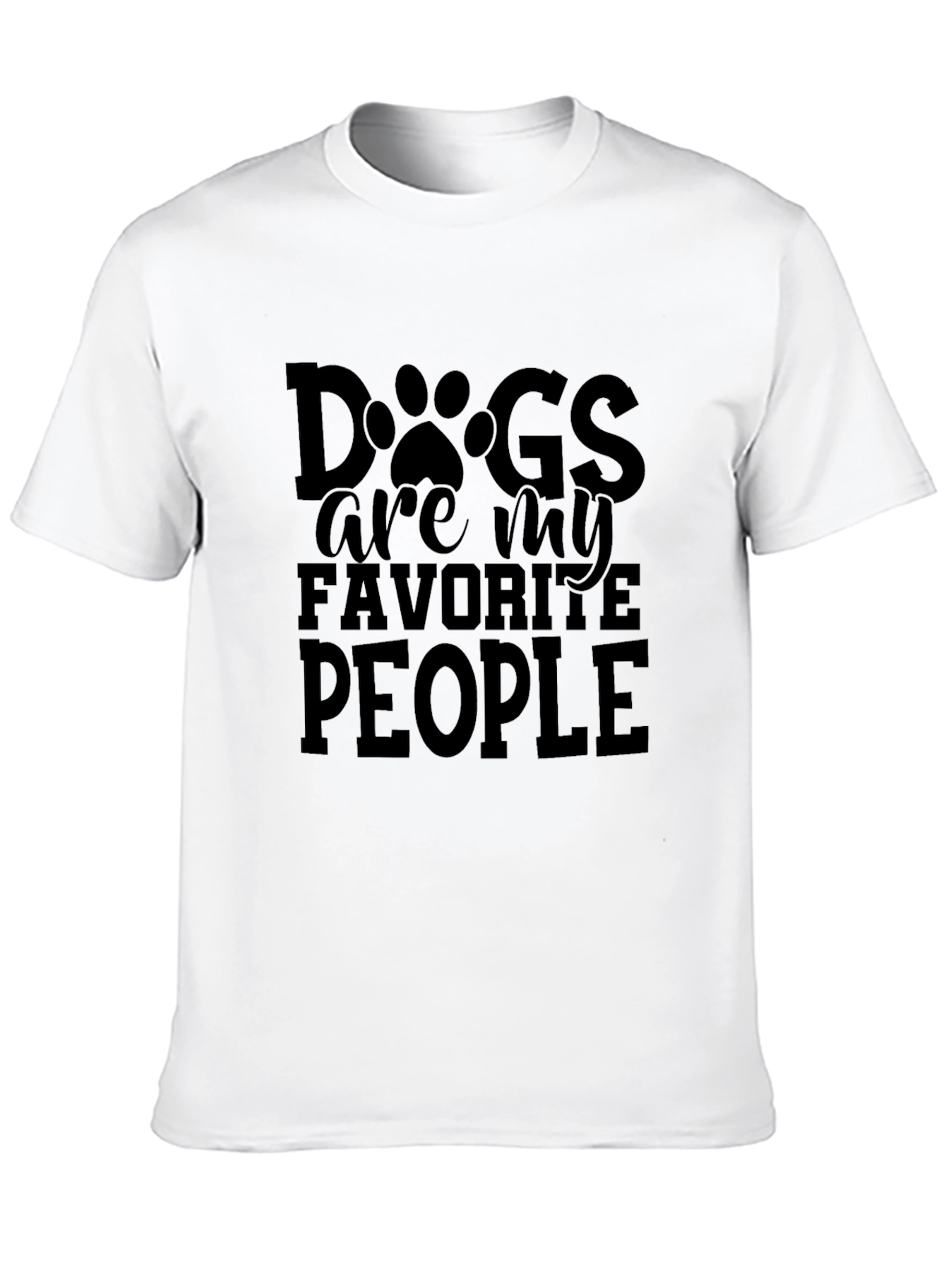 Dogs are my favorite people t-shirt