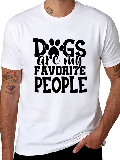 Dogs are my favorite people t-shirt