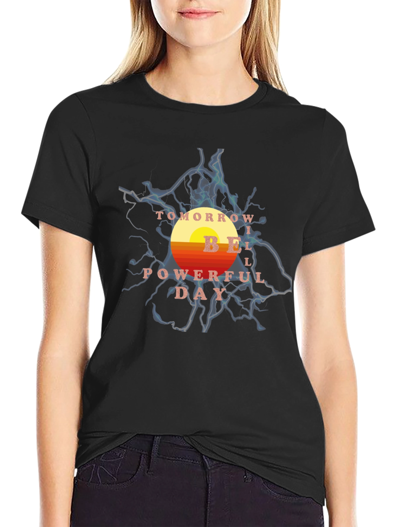 Powerful Day T-Shirt - Retro Graphic Tee
