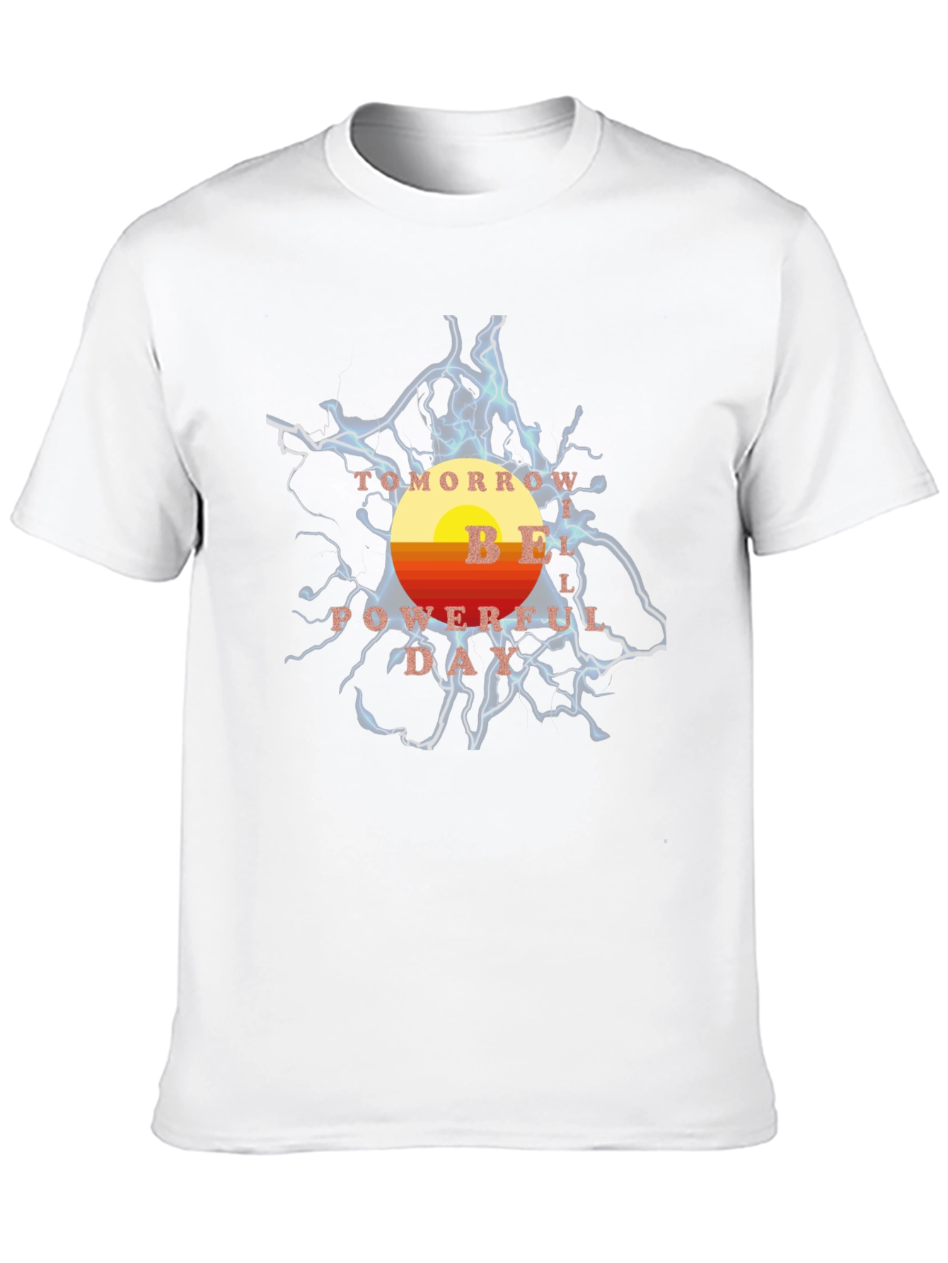 Powerful Day T-Shirt - Retro Graphic Tee