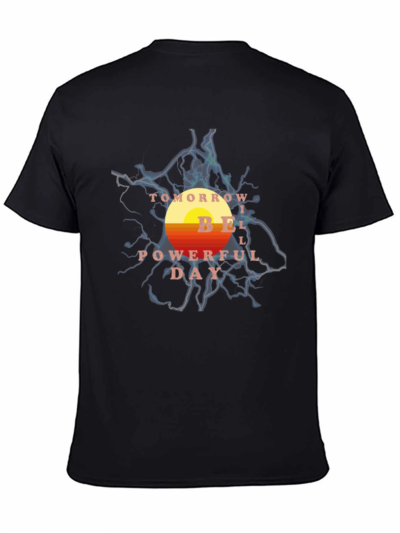 Powerful Day T-Shirt - Retro Graphic Tee