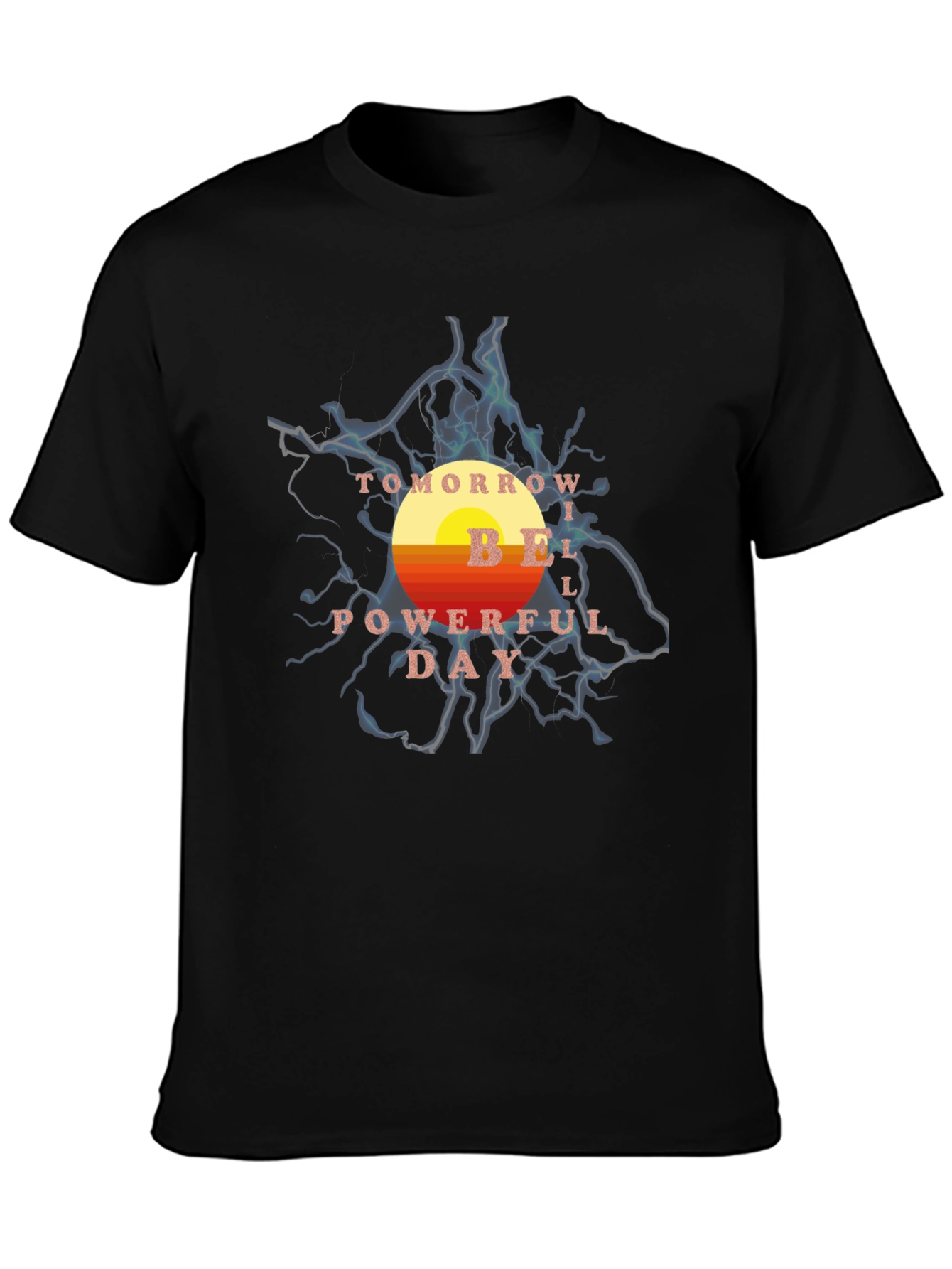 Powerful Day T-Shirt - Retro Graphic Tee